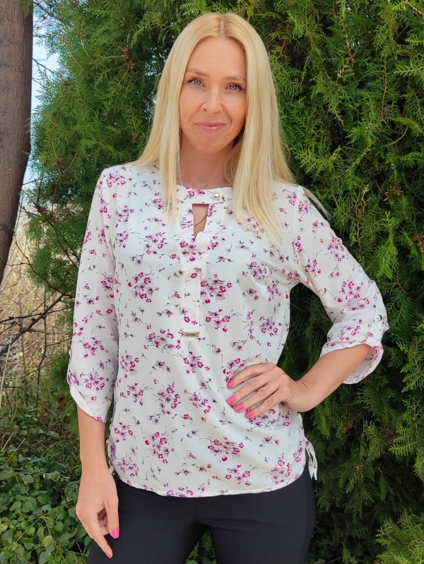 Women's blouse with Floral Print