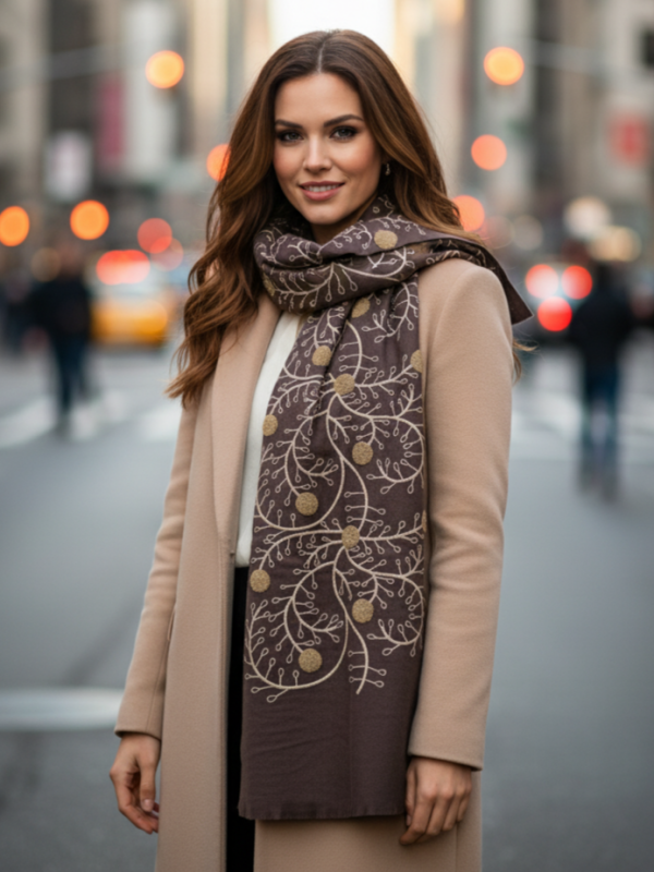 Women's winter scarf 