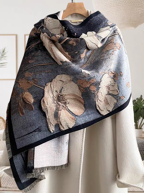 Зимен дамски шал 