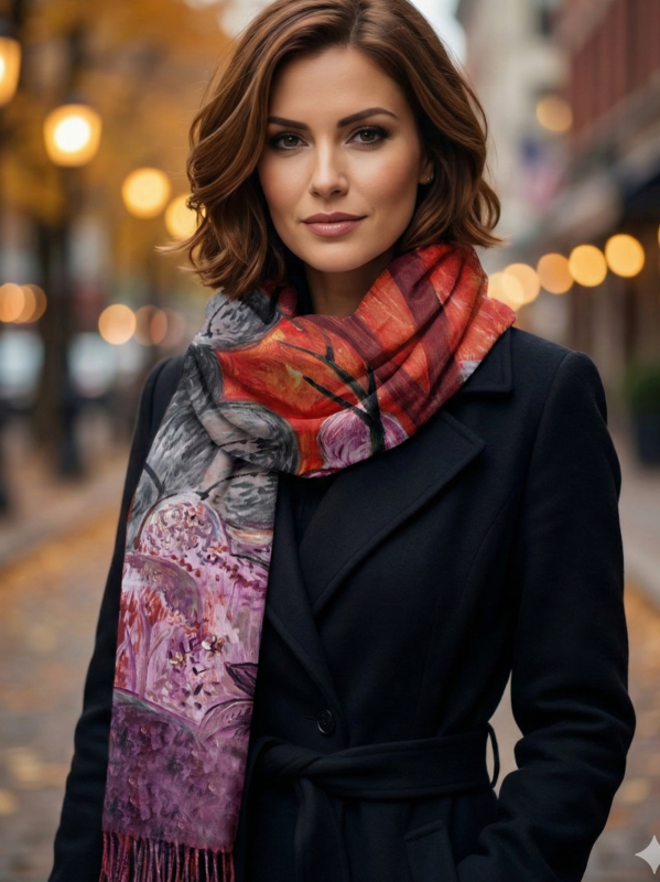 Women's cashmere scarf 