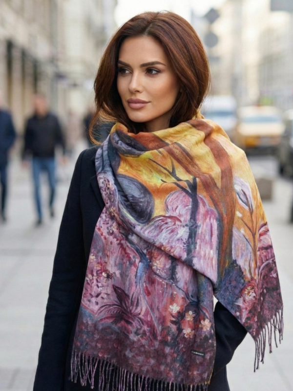 Women's cashmere scarf 