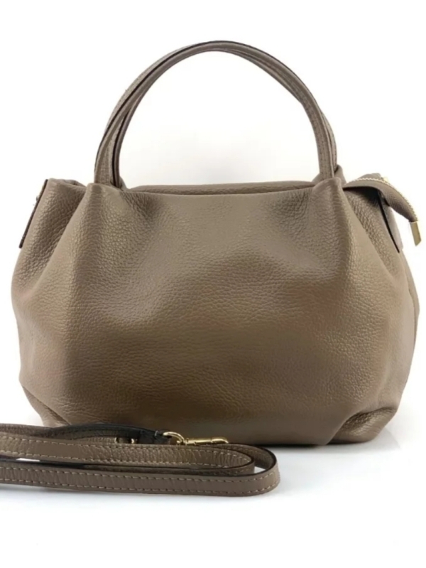 ​Италианска чанта от естествена кожа Vera Pelle | Кафява | Unique Fashion