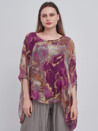  Women's silk tunic