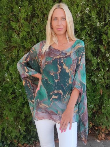  Women's silk tunic