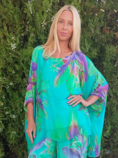  Women's silk tunic