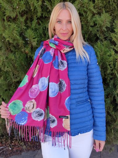 Women's cashmere scarf Almond Blossom 