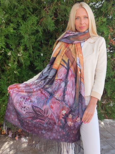 Women's cashmere scarf