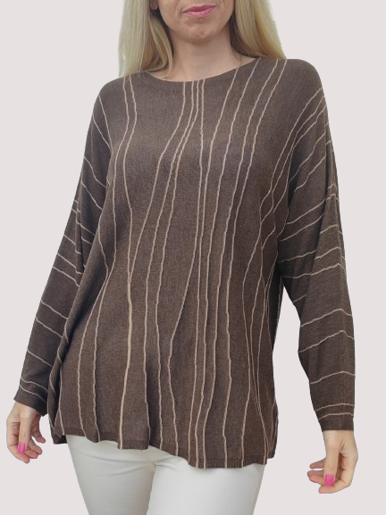 Women's fine knit blouse