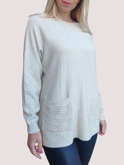 Women's tunic in beige