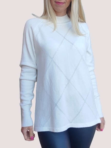 Women's sweater in white