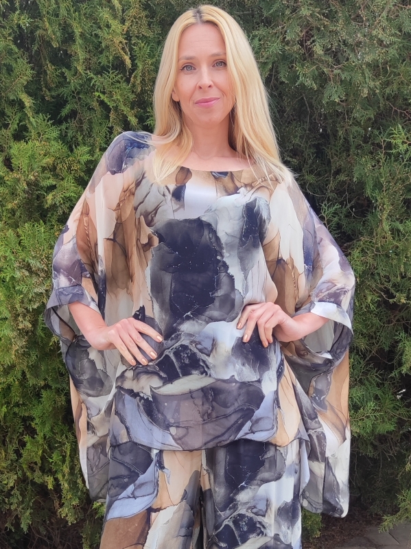  Women's silk tunic