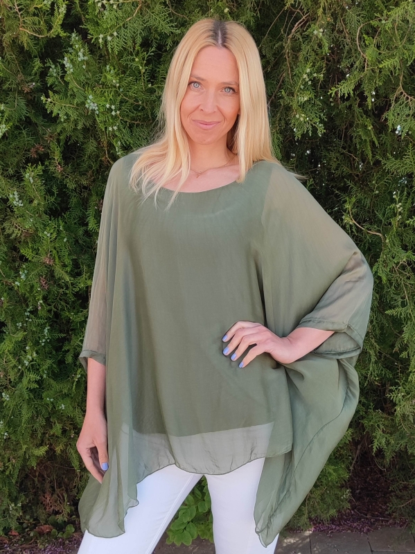  Women's silk tunic