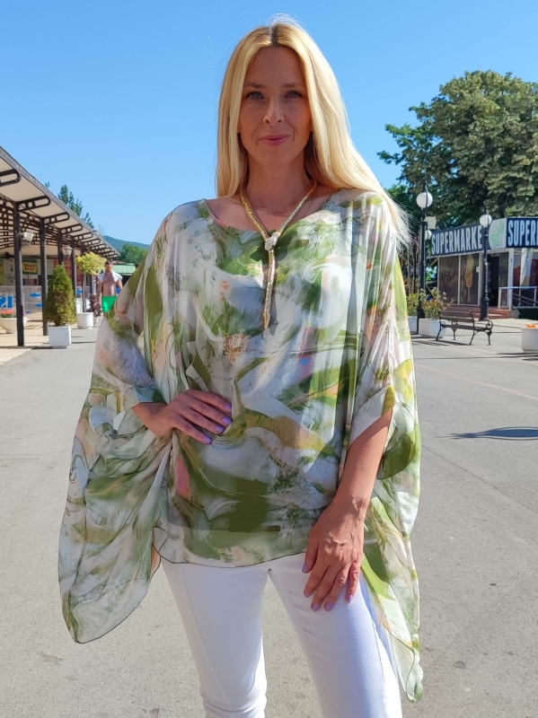  Women's silk tunic