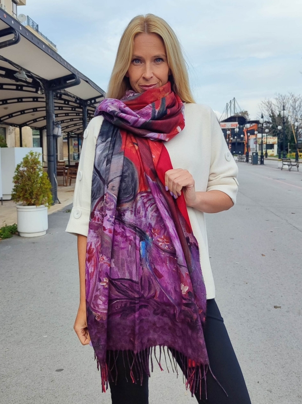 Women's cashmere scarf 