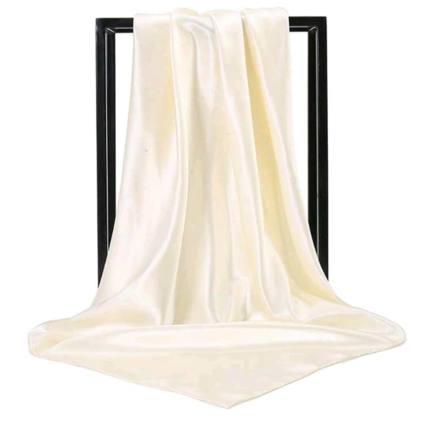 Satin viscose women's towel 70/70 cm | Unique Fashion