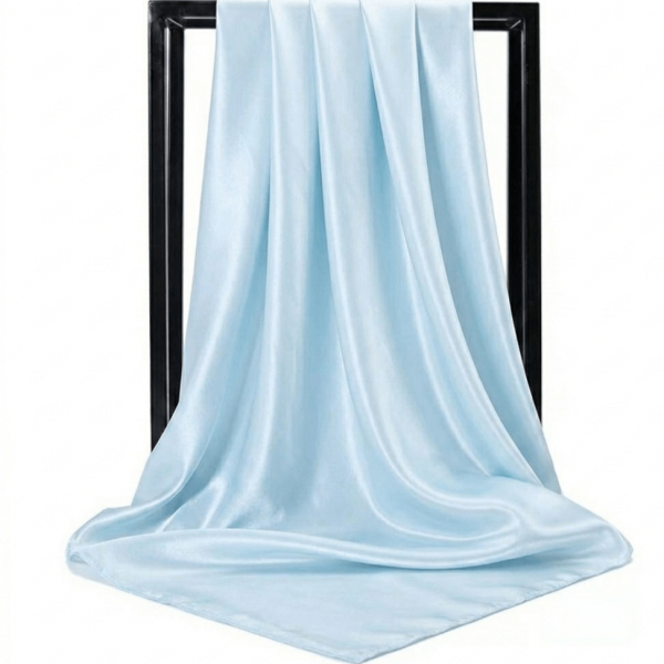 Satin viscose women's towel 70/70 cm | Unique Fashion