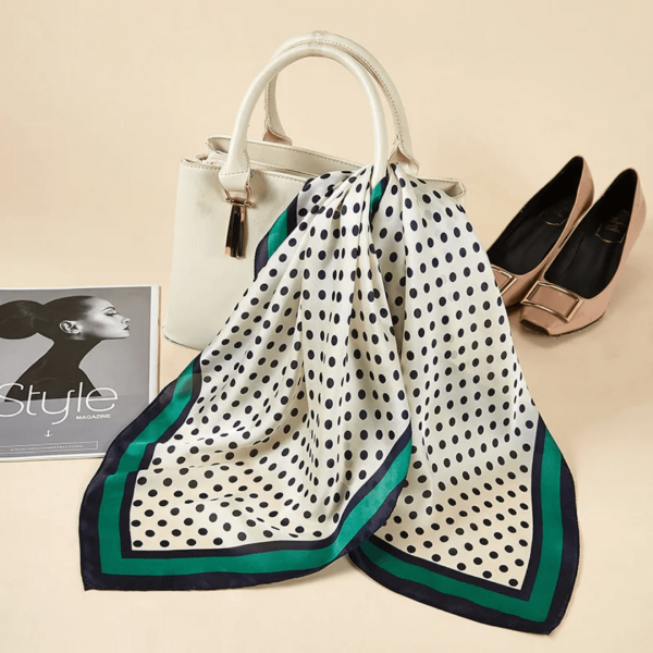 Women's  polka dot scarf