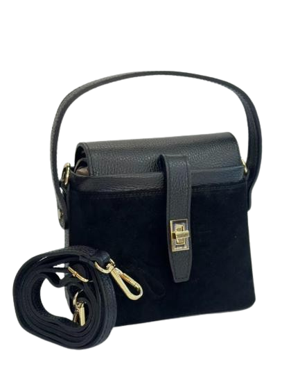 Small black bag with long handle