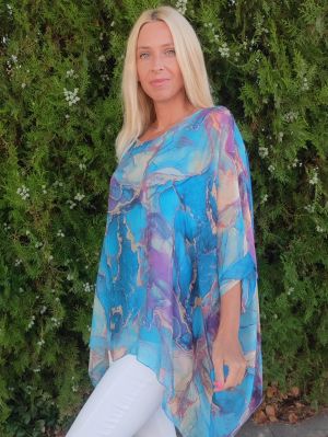  Women's silk tunic