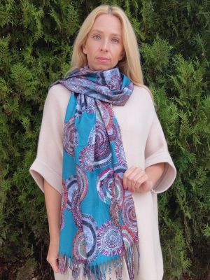 Women's cashmere scarf Almond Blossom 