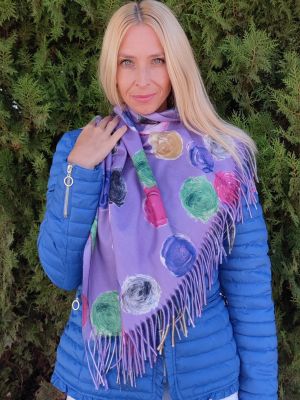 Women's cashmere scarf Almond Blossom 