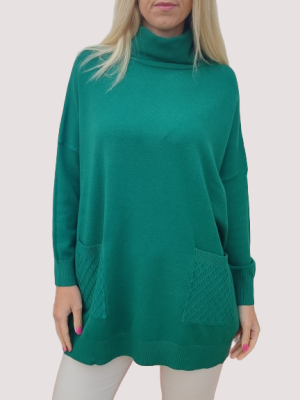 Women's tunic in green