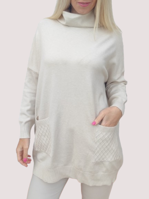 Women's tunic in beige