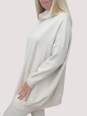 Women's tunic in beige