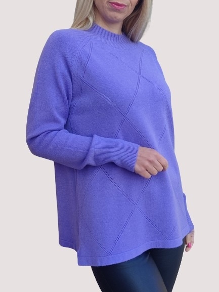 Women's sweater in purple