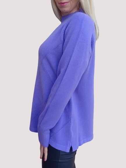 Women's sweater in purple