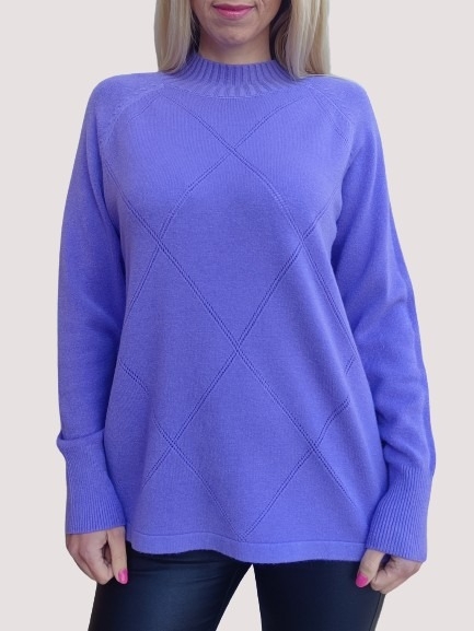 Women's sweater in purple