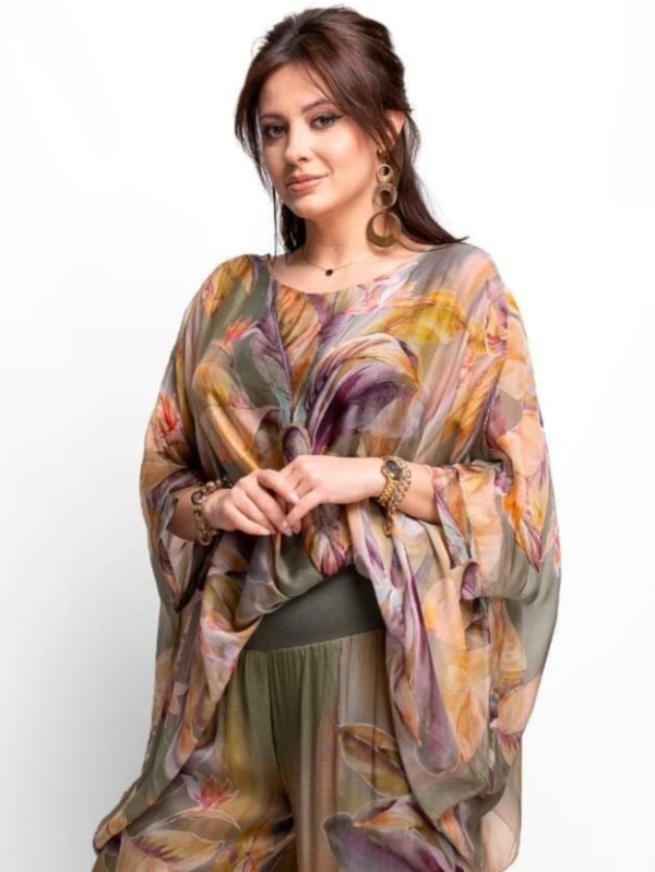  Women's silk tunic