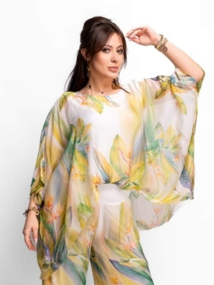  Women's silk tunic