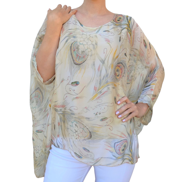  Women's silk tunic