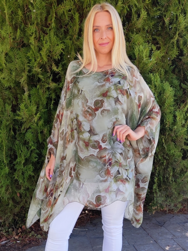  Women's silk tunic