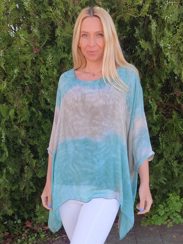  Women's silk tunic