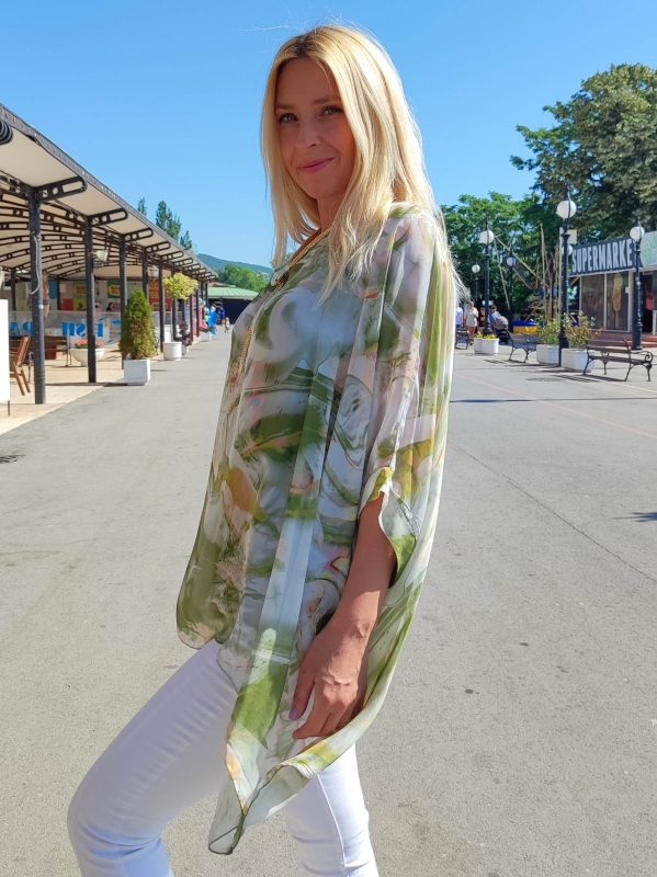  Women's silk tunic
