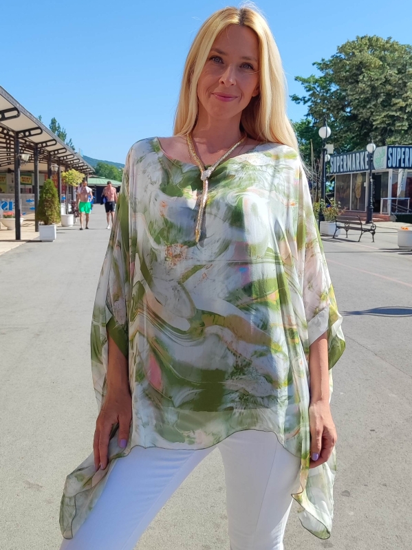  Women's silk tunic