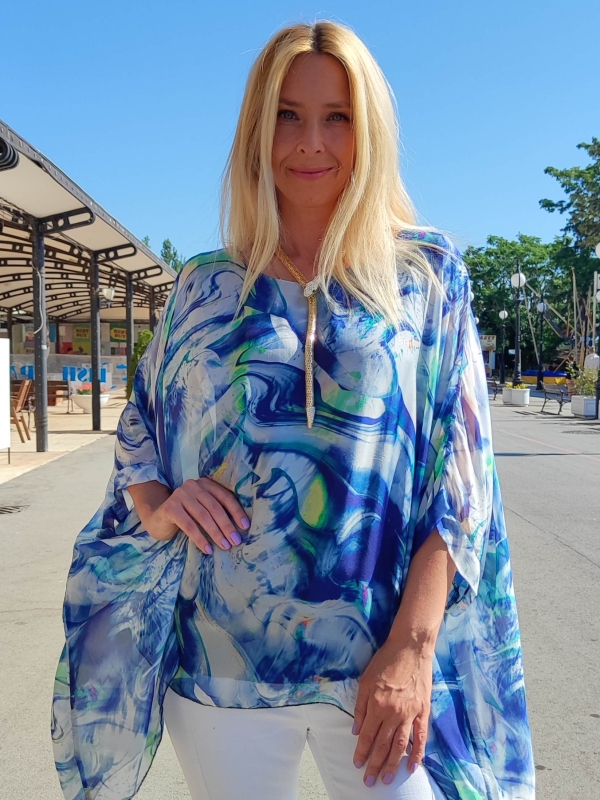  Women's silk tunic