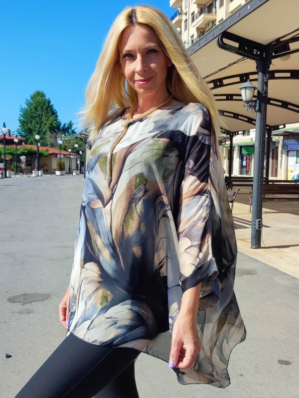 Дамска копринена  туника 