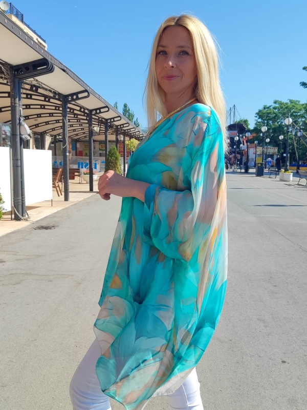 Дамска копринена  туника 