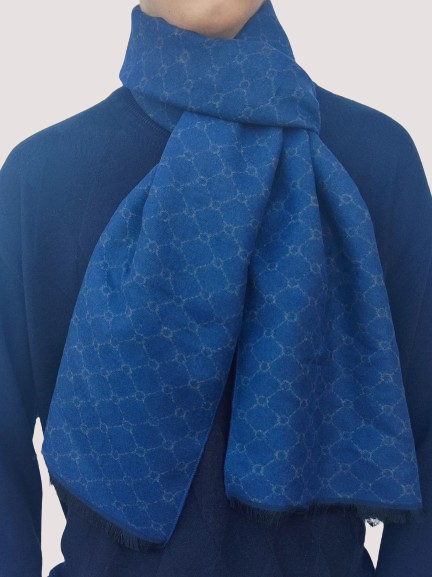 Men's cashmere scarf in haki 