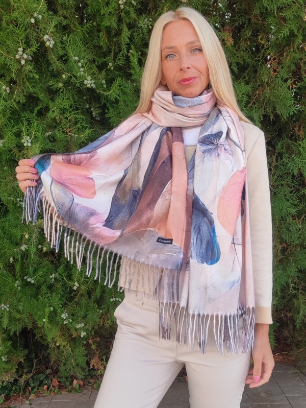 Кашмирен шал с цветя