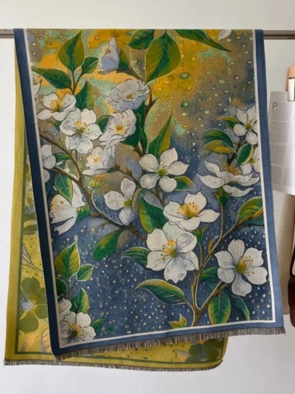 Зимен дамски шал 