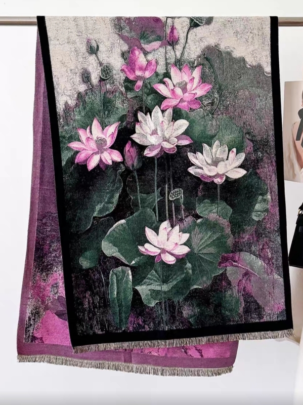 Зимен дамски шал 