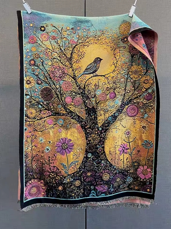 Зимен дамски шал 