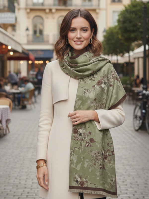 Зимен дамски шал