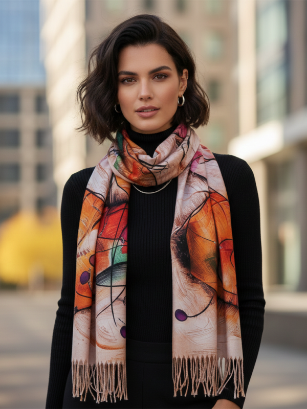 Women's cashmere scarf