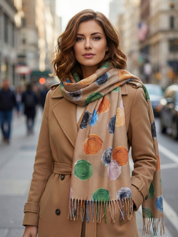 Women's cashmere scarf 