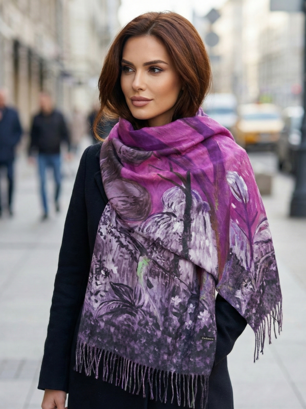Women's cashmere scarf 